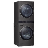 LG WKGX201HBA Laundry Center, AI DD, Gas Dryer,TurboWash 360, Wash Tower, Black Stainless Steel colour
Washer: 5.2 cu. ft. Capacity, 27 inch Width, 6 Wash Cycles, Steam Clean, 1,300 RPM Spin Speed, Water Heater
Dryer: 7.4 cu. ft. Capacity