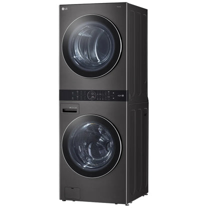 Single Unit Front Load LG WashTower™ with Centre Control™ 5.2 cu. ft. Washer and 7.4 cu. ft. Gas Dryer WKGX201HBA