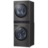 LG WKGX201HBA Laundry Center, AI DD, Gas Dryer,TurboWash 360, Wash Tower, Black Stainless Steel colour
Washer: 5.2 cu. ft. Capacity, 27 inch Width, 6 Wash Cycles, Steam Clean, 1,300 RPM Spin Speed, Water Heater
Dryer: 7.4 cu. ft. Capacity