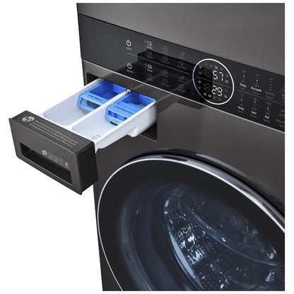 Single Unit Front Load LG WashTower™ with Centre Control™ 5.2 cu. ft. Washer and 7.4 cu. ft. Gas Dryer WKGX201HBA