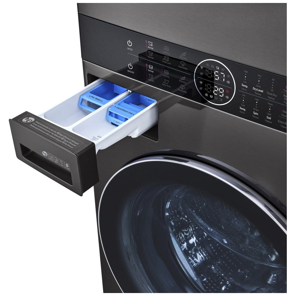 LG WKGX201HBA 5.2 cu. ft. Washer and 7.4 cu. ft. Gas Dryer Set with Centre Control