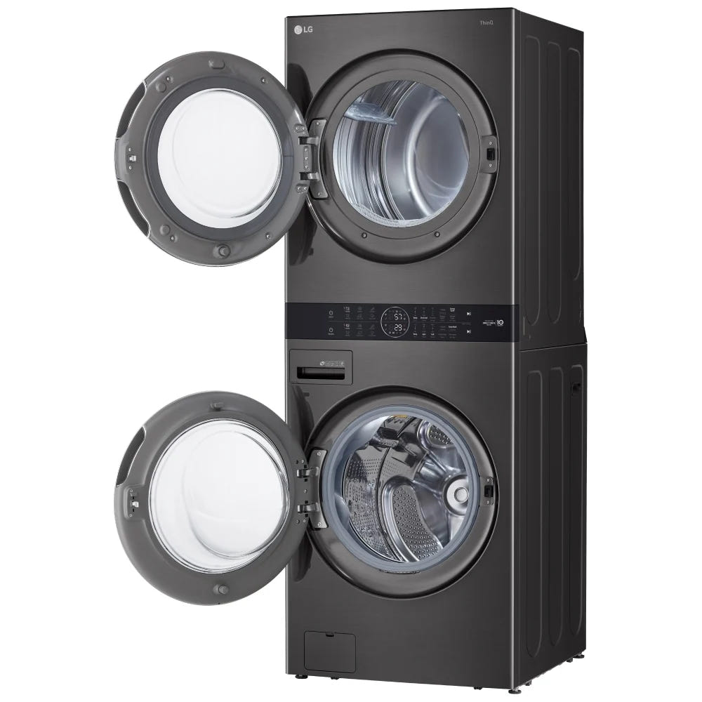 Single Unit Front Load LG WashTower™ with Centre Control™ 5.2 cu. ft. Washer and 7.4 cu. ft. Gas Dryer WKGX201HBA