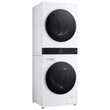 LG WKHC152HWA Laundry Center, AI DD, TurboWash 360, Washtower, White colour
Washer: 3.1 cu. ft. Capacity, 24 inch Width, 6 Wash Cycles, 5 Temperature Settings, Steam Clean, 1,300 RPM Spin Speed, Wifi Enabled
Dryer: 4.2 cu. ft. Capacity