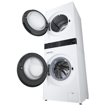 LG WashTower™ with Heat Pump Dryer, 3.1 cu.ft. Washer, 4.2 cu.ft. Dryer WKHC152HWA