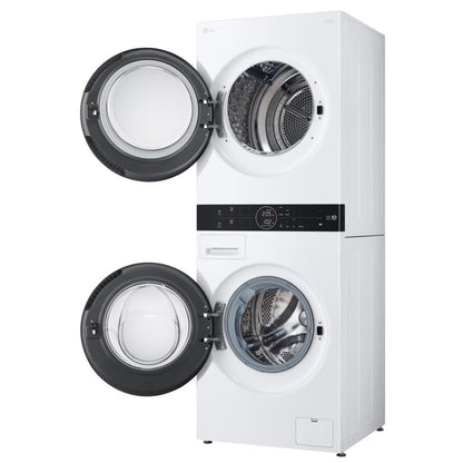 LG WashTower™ with Heat Pump Dryer, 3.1 cu.ft. Washer, 4.2 cu.ft. Dryer WKHC152HWA