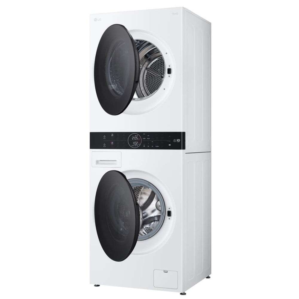 LG WashTower™ with Heat Pump Dryer, 3.1 cu.ft. Washer, 4.2 cu.ft. Dryer WKHC152HWA