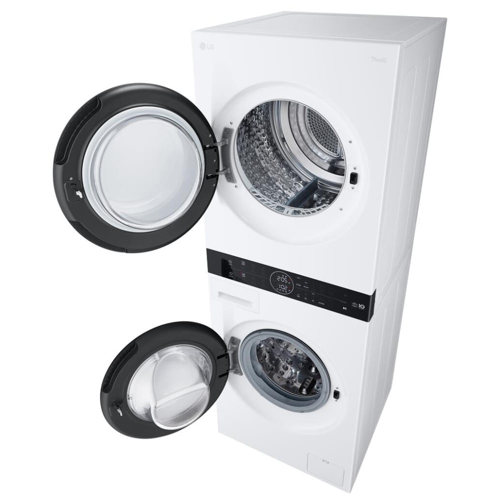 LG WashTower™ with Heat Pump Dryer, 3.1 cu.ft. Washer, 4.2 cu.ft. Dryer WKHC152HWA