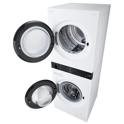 LG WashTower™ with Heat Pump Dryer, 3.1 cu.ft. Washer, 4.2 cu.ft. Dryer WKHC152HWA