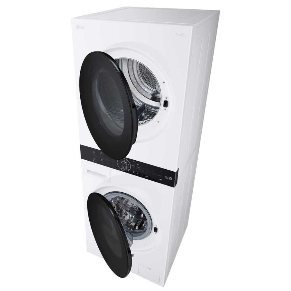 LG WashTower™ with Heat Pump Dryer, 3.1 cu.ft. Washer, 4.2 cu.ft. Dryer WKHC152HWA