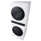 LG WKHC152HWA Laundry Center, AI DD, TurboWash 360, Washtower, White colour
Washer: 3.1 cu. ft. Capacity, 24 inch Width, 6 Wash Cycles, 5 Temperature Settings, Steam Clean, 1,300 RPM Spin Speed, Wifi Enabled
Dryer: 4.2 cu. ft. Capacity