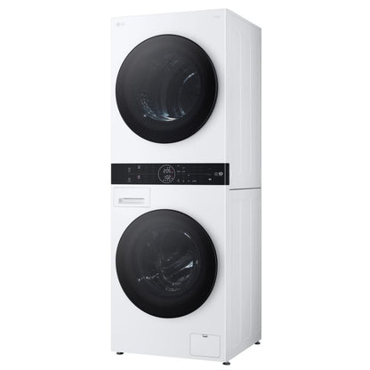 LG WashTower™ with Heat Pump Dryer, 3.1 cu.ft. Washer, 4.2 cu.ft. Dryer WKHC152HWA