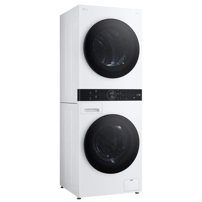 LG WashTower™ with Heat Pump Dryer, 3.1 cu.ft. Washer, 4.2 cu.ft. Dryer WKHC152HWA