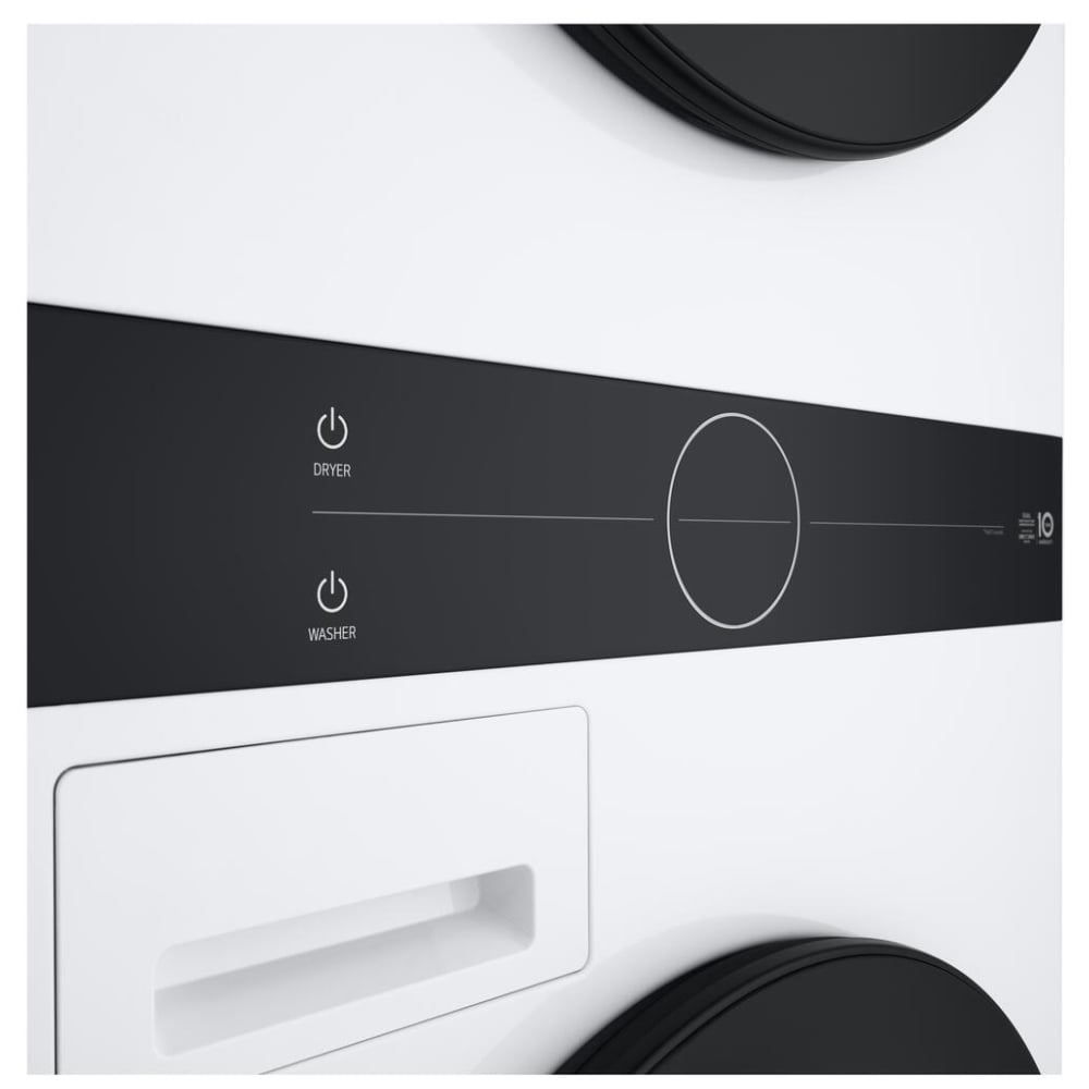 LG WashTower™ with Heat Pump Dryer, 3.1 cu.ft. Washer, 4.2 cu.ft. Dryer WKHC152HWA