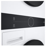 LG WKHC152HWA Laundry Center, AI DD, TurboWash 360, Washtower, White colour
Washer: 3.1 cu. ft. Capacity, 24 inch Width, 6 Wash Cycles, 5 Temperature Settings, Steam Clean, 1,300 RPM Spin Speed, Wifi Enabled
Dryer: 4.2 cu. ft. Capacity