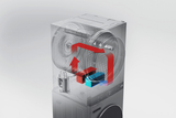 LG WKHC252HBA Laundry Center, AI DD, TurboWash 360, Washtower, Ventless - Heat Pump, Black Stainless Steel colour
Washer: 5.8 cu. ft. Capacity, 27 inch Width, 6 Wash Cycles, Steam Clean, 1,300 RPM Spin Speed, Wifi Enabled
Dryer: 7.8 cu. ft. Capacity