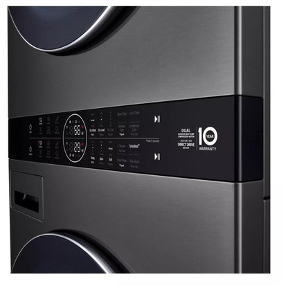 LG WashTower™ with DirectDrive® Heat Pump Dryer, 5.8 cu.ft. Washer, 7.8 cu.ft. Dryer WKHC252HBA