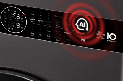 LG WashTower™ with DirectDrive® Heat Pump Dryer, 5.8 cu.ft. Washer, 7.8 cu.ft. Dryer WKHC252HBA