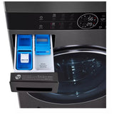 LG WKHC252HBA Laundry Center, AI DD, TurboWash 360, Washtower, Ventless - Heat Pump, Black Stainless Steel colour
Washer: 5.8 cu. ft. Capacity, 27 inch Width, 6 Wash Cycles, Steam Clean, 1,300 RPM Spin Speed, Wifi Enabled
Dryer: 7.8 cu. ft. Capacity