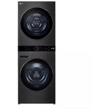 LG WKHC252HBA Laundry Center, AI DD, TurboWash 360, Washtower, Ventless - Heat Pump, Black Stainless Steel colour
Washer: 5.8 cu. ft. Capacity, 27 inch Width, 6 Wash Cycles, Steam Clean, 1,300 RPM Spin Speed, Wifi Enabled
Dryer: 7.8 cu. ft. Capacity