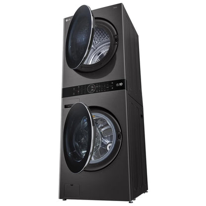LG WashTower™ with DirectDrive® Heat Pump Dryer, 5.8 cu.ft. Washer, 7.8 cu.ft. Dryer WKHC252HBA