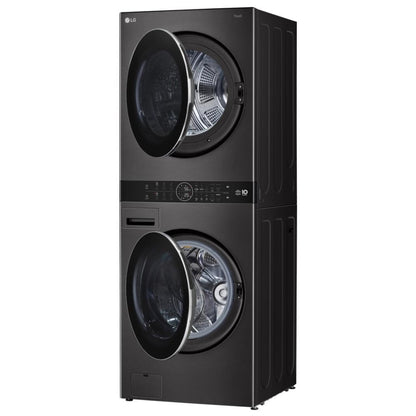 LG WashTower™ with DirectDrive® Heat Pump Dryer, 5.8 cu.ft. Washer, 7.8 cu.ft. Dryer WKHC252HBA