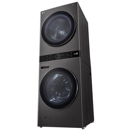 LG WashTower™ with DirectDrive® Heat Pump Dryer, 5.8 cu.ft. Washer, 7.8 cu.ft. Dryer WKHC252HBA