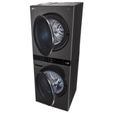 LG WKHC252HBA Laundry Center, AI DD, TurboWash 360, Washtower, Ventless - Heat Pump, Black Stainless Steel colour
Washer: 5.8 cu. ft. Capacity, 27 inch Width, 6 Wash Cycles, Steam Clean, 1,300 RPM Spin Speed, Wifi Enabled
Dryer: 7.8 cu. ft. Capacity
