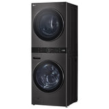 LG WKHC252HBA Laundry Center, AI DD, TurboWash 360, Washtower, Ventless - Heat Pump, Black Stainless Steel colour
Washer: 5.8 cu. ft. Capacity, 27 inch Width, 6 Wash Cycles, Steam Clean, 1,300 RPM Spin Speed, Wifi Enabled
Dryer: 7.8 cu. ft. Capacity