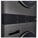 LG WKHC252HBA Laundry Center, AI DD, TurboWash 360, Washtower, Ventless - Heat Pump, Black Stainless Steel colour
Washer: 5.8 cu. ft. Capacity, 27 inch Width, 6 Wash Cycles, Steam Clean, 1,300 RPM Spin Speed, Wifi Enabled
Dryer: 7.8 cu. ft. Capacity