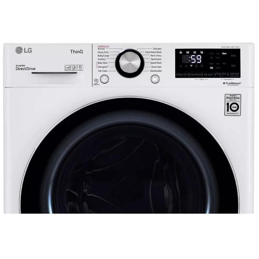 LG WM1455HWA 2.6 cu.ft. Smart Compact Front Load Washer with Built-In Intelligence