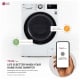 LG Washer WM1455HWA & Electric Dryer DLHC1455W