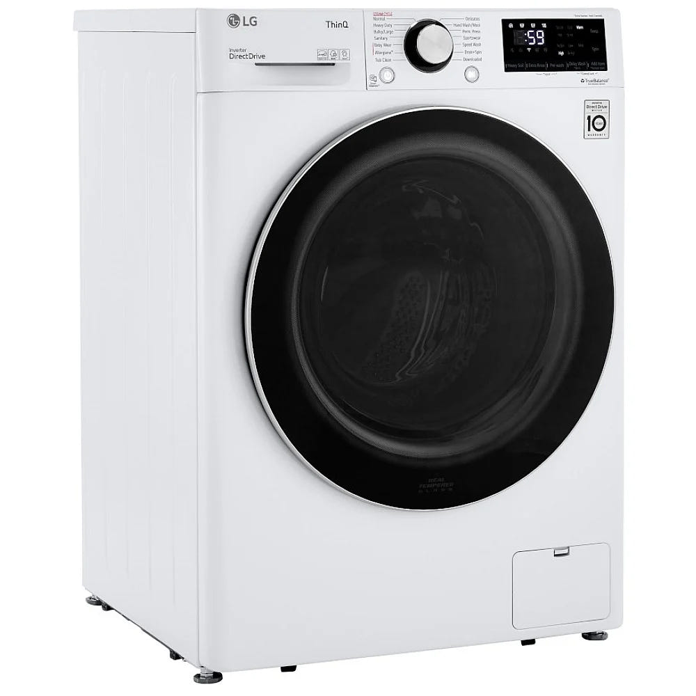 2.6 cu.ft. Smart Compact Front Load Washer with Built-In Intelligence WM1455HWA