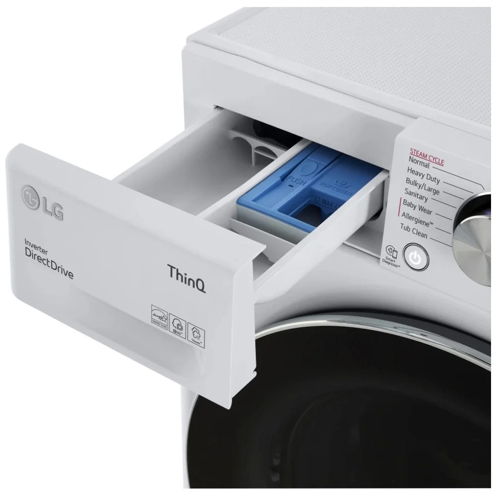2.6 cu.ft. Smart Compact Front Load Washer with Built-In Intelligence WM1455HWA
