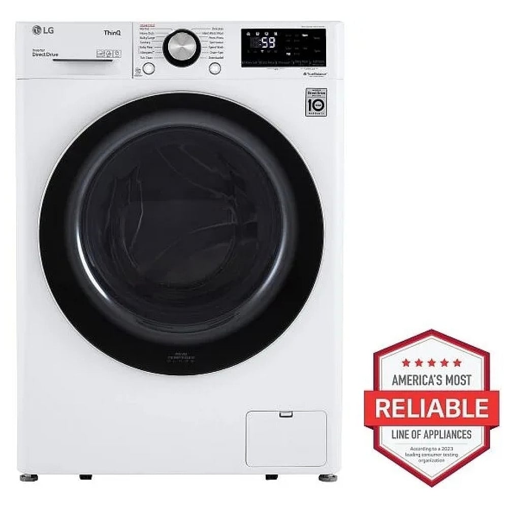 LG WM1455HWA 2.6 cu.ft. Smart Compact Front Load Washer with Built-In Intelligence