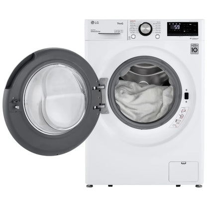 2.6 cu.ft. Smart Compact Front Load Washer with Built-In Intelligence WM1455HWA
