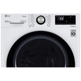 LG WM1455HWA Front Load Washer, 24 inch Width, 2.6 cu. ft. Washer Capacity, 1,400 RPM Washer Spin Speed, 9 Wash Cycles, 5 Temperature Settings, Water Heater, Steam Clean, ENERGY STAR Certified, Wifi Enabled, White colour
