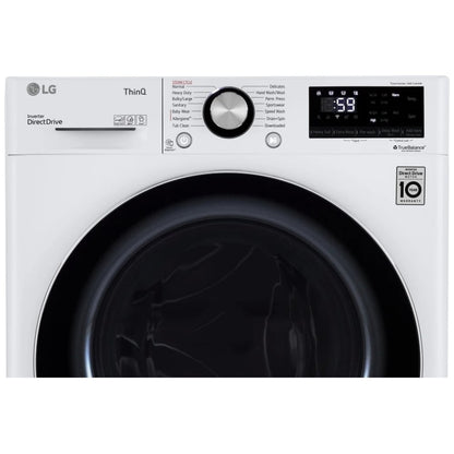 LG WM1455HWA 2.6 cu.ft. Smart Compact Front Load Washer with Built-In Intelligence