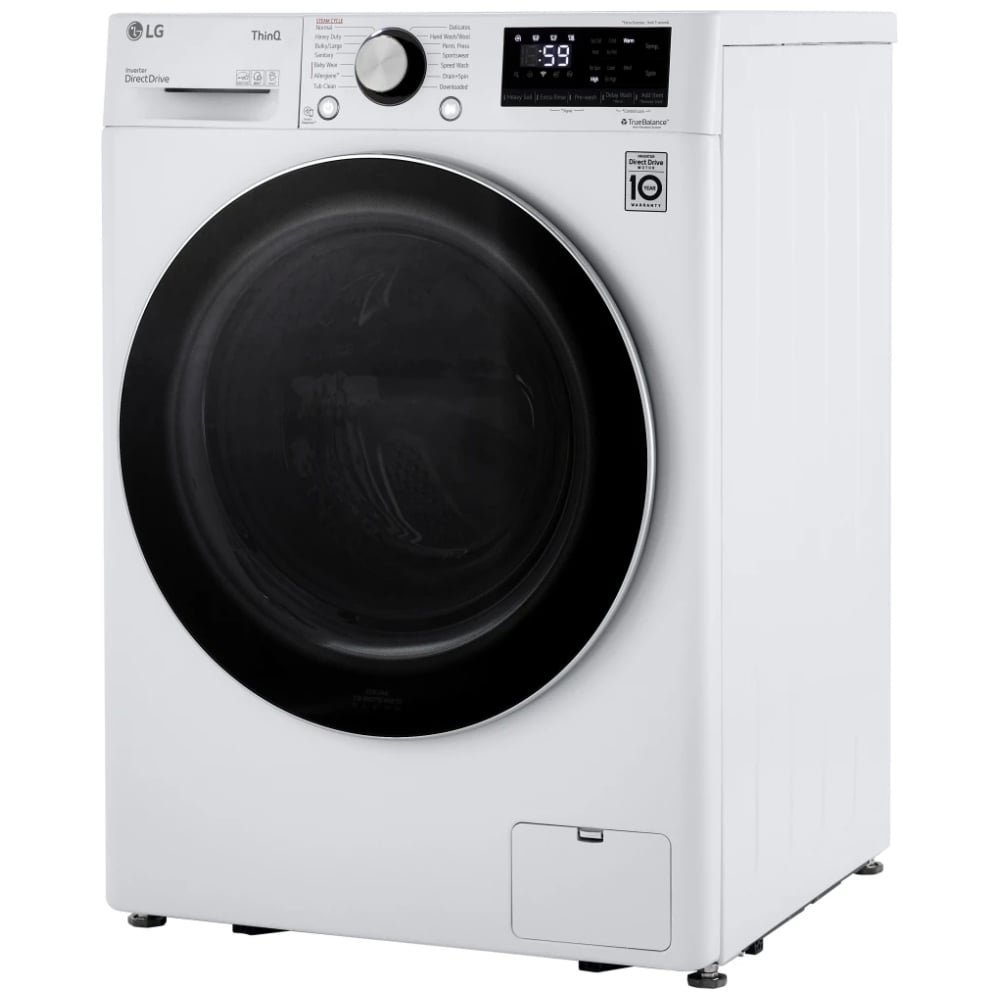 LG WM1455HWA 2.6 cu.ft. Smart Compact Front Load Washer with Built-In Intelligence