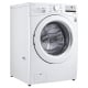 LG Washer WM3400CW & Electric Dryer DLE3400W & Stacking Kit KSTK4