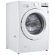 LG Washer WM3400CW & Electric Dryer DLE3400W & Stacking Kit KSTK4