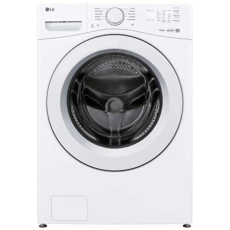 LG WM3420CW Front Load Washer, 27 inch Width, 5.2 cu. ft. Washer Capacity, 1,300 RPM Washer Spin Speed, 10 Wash Cycles, 5 Temperature Settings, ENERGY STAR Certified, White colour
