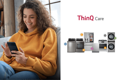 LG WM3555HVA 2.6 cu. ft. Front Load Washer & Dryer Combo