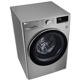 LG WM3555HVA All-in-One Washer Dryer Combo Front Load Electric Dryer, 24 inch Width, 2.6 cu. ft. Dryer Capacity, 2.6 cu. ft. Washer Capacity, 1,400 RPM Washer Spin Speed, Steam Clean, 14 Wash Cycles, Wifi Enabled, Electric, Graphite Steel colour