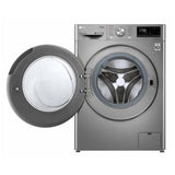 LG WM3555HVA All-in-One Washer Dryer Combo Front Load Electric Dryer, 24 inch Width, 2.6 cu. ft. Dryer Capacity, 2.6 cu. ft. Washer Capacity, 1,400 RPM Washer Spin Speed, Steam Clean, 14 Wash Cycles, Wifi Enabled, Electric, Graphite Steel colour