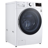 LG WM3600HWA Front Load Washer, 27 inch Width, 5.2 cu. ft. Washer Capacity, 1,300 RPM Washer Spin Speed, 10 Wash Cycles, 5 Temperature Settings, Water Heater, Steam Clean, ENERGY STAR Certified, Wifi Enabled, White colour