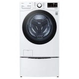 LG 7.4 cu.ft. Ultra Large Capacity Front Load Electric Dryer DLE3600W angle view