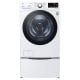 LG Washer WM3600HWA & Electric Dryer DLE3600W & Stacking Kit KSTK4