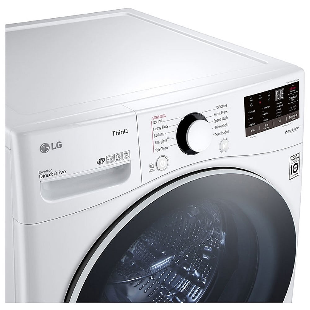 LG WM3600HWA 5.2 cu.ft. Ultra Large Capacity Front Load Washer with AI DD