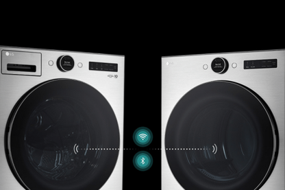 LG WM5500HVA 5.2 cu. ft. Smart Front Load Washer with TurboWash 360° and AI DD Built-In Intelligence