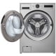 LG Washer WM5500HVA & Electric Dryer DLEX5500V & Stacking Kit KSTK4